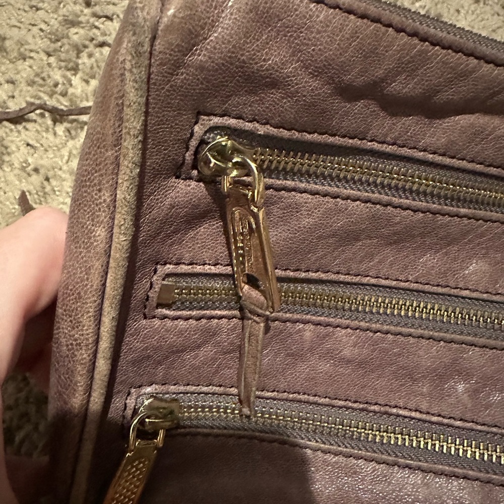 Rebecca Minkoff Purple Leather Crossbody Bag